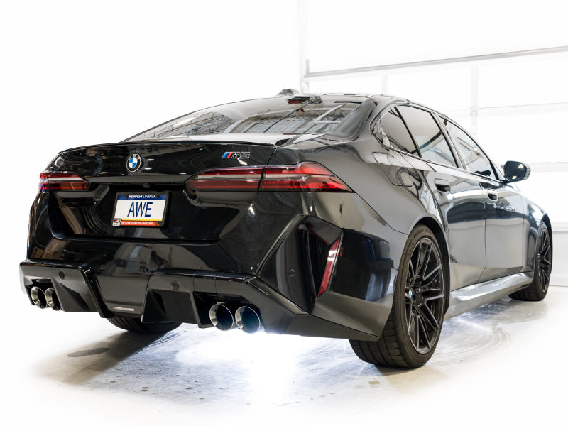AWE Tuning BMW G90/G99 M5 Touring Edition Cat-Back Exhaust - Chrome Silver Tips - 3015-42790