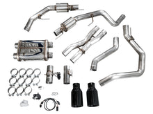 Load image into Gallery viewer, AWE Tuning Gen 3 Raptor R SwitchPath Exhaust - Diamond Black Tips - 3025-33852