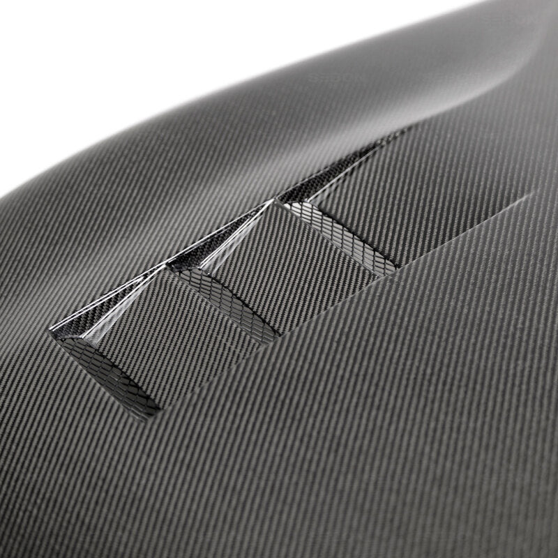 Seibon 19-20 Toyota Corolla Hatchback TS-Style Carbon Fiber Hood - HD19TYCOR-TS