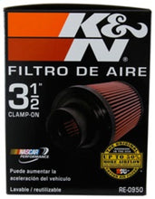 Load image into Gallery viewer, K&amp;N Universal Rubber Filter 3 1/2inch ID FLG / 6inch Base / 4-5/8inch Top / 6inch Height - RE-0950