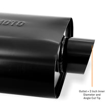 Load image into Gallery viewer, Mishimoto Muffler with 2.5in Center Inlet/Outlet - Angled Tip - Black - MMEXH-MF-AT-25CCBK
