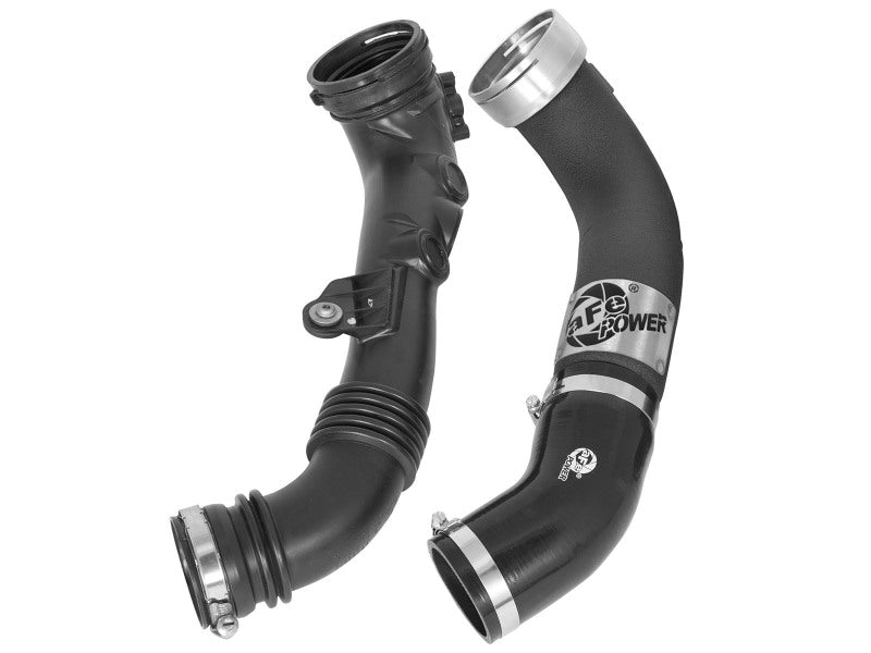 aFe BladeRunner 3in Black Intercooler Tube Cold Side w/ Couplings & Clamps 11-13 BMW 335i 3.0L (t) - 46-20249-B