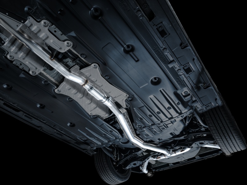 AWE Tuning 22+ Honda Civic Si/Acura Integra Track Edition Cat-Back Exhaust - Dual Diamond Black Tips - 3020-33331