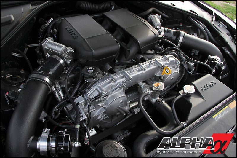 AMS Performance 09+ GT-R R35 Induction Kit w/Stock Turbos/Intercooler/TB/Manifolds/TiAL Flanges - ALP.07.09.0003-2