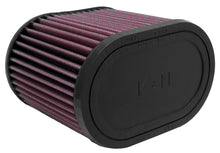 Load image into Gallery viewer, K&amp;N Universal Oval Clamp-On Air Filter 2-3/4in Flange 6-1/4in Length 4in Width 5in Height - RU-1500