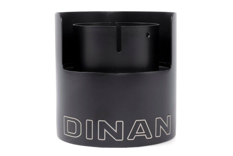 Dinan Double-Walled 4.5in Clamp-On Exhaust Tip - Black - 4.5in Outlet / 3in Inlet - D663-0640-BOX