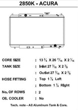 Load image into Gallery viewer, CSF 92-00 Honda Civic w/K-Swap V3 Radiator - 2850K