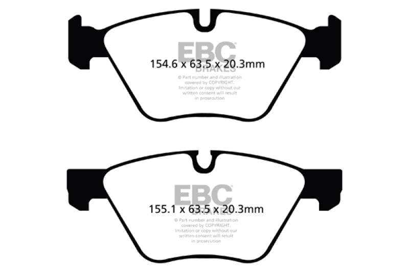EBC 09+ BMW Z4 3.0 (E89) Greenstuff Front Brake Pads - DP21493