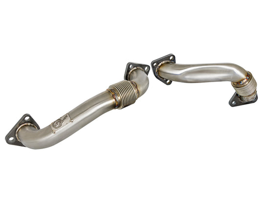 aFe Twisted Steel Up-Pipe GM Diesel Trucks 01-04 V8-6.6L (td) LB7 - 48-34009
