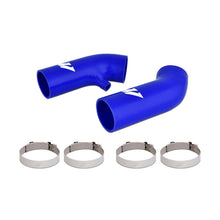 Load image into Gallery viewer, Mishimoto 09+ Nissan 370Z Blue Silicone Air Intake Hose Kit - MMHOSE-370Z-09AIBL