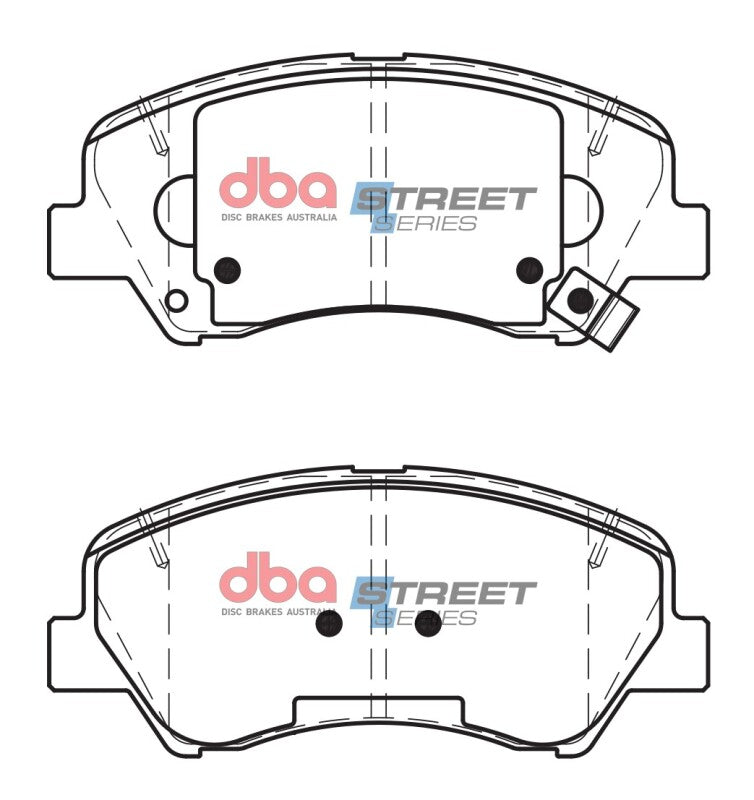 DBA 12-17 Hyundai Accent Street Series Front Brake Pads - DB2272SS