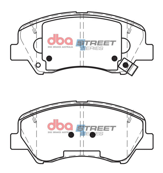 DBA 12-17 Hyundai Accent Street Series Front Brake Pads - DB2272SS