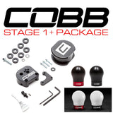 Cobb 13-18 Ford Focus ST / 16-18 Focus RS Stage 1+ Drivetrain Package (White w/Red Shift Knob) - FOR0DT00EI-W-RD