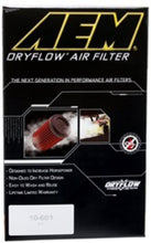 Load image into Gallery viewer, AEM 2-3/4in x 6-7/8in Oval Dryflow Air Filter - 21-2128DK