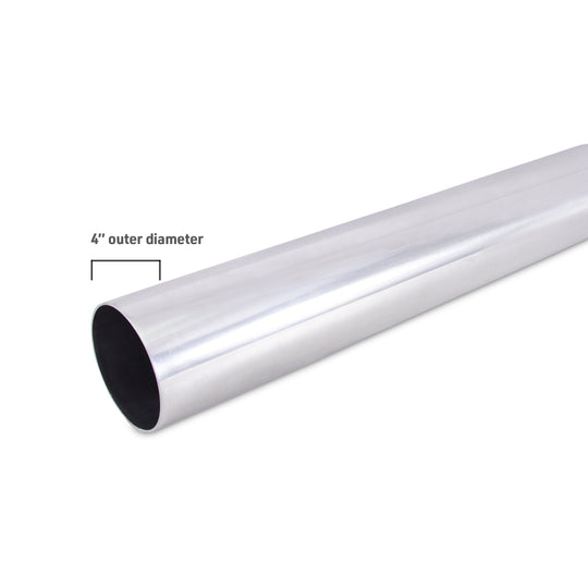 Mishimoto Universal Aluminum Intercooler Tubing 4in. OD - Straight - MMICP-AL-40