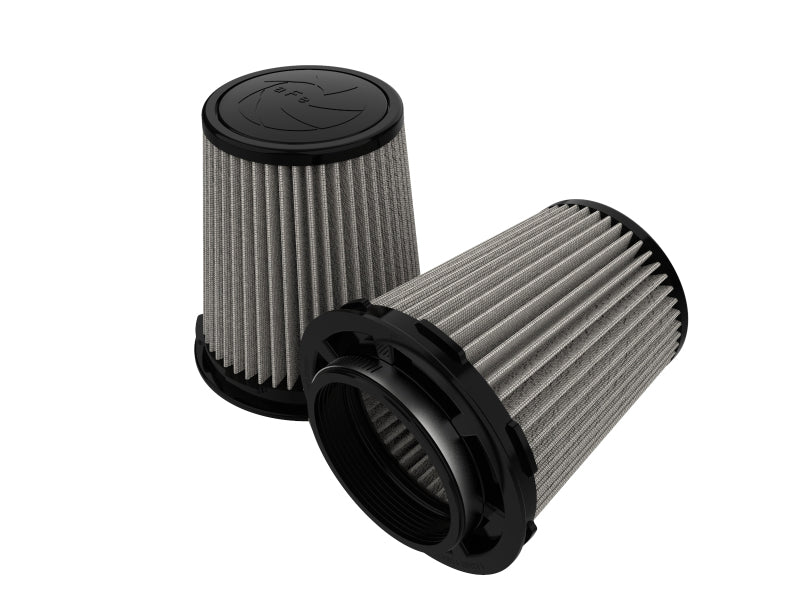 aFe MagnumFLOW Pro Dry S Air Filter 4in F x 6in B MT2 x 4-3/4 T x 7in H (Inverted) - 21-90114-MA