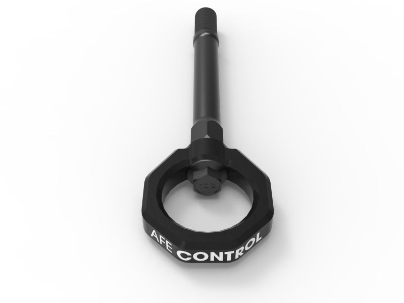 aFe 20-24 Chevrolet Corvette Control Front Tow Hook (Black) - 450-401014-B