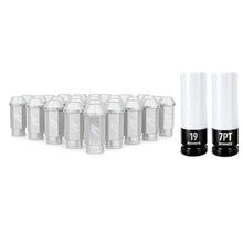 Load image into Gallery viewer, Mishimoto Aluminum Locking Lug Nuts M12x1.5 27pc Set Silver - MMLG-15-27LSL