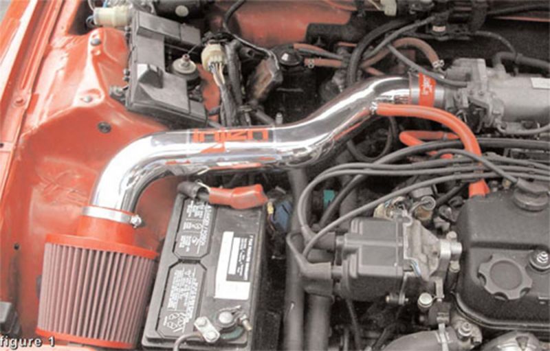 Injen 88-91 Civic Ex Si CRX Si Black Short Ram Intake *Special Order* - IS1501BLK