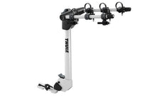 Load image into Gallery viewer, Thule Helium Pro 3 - Hanging Hitch Bike Rack w/HitchSwitch Tilt-Down (Up to 3 Bikes) - Silver - 9043PRO