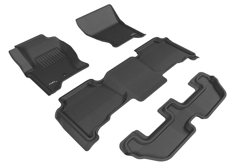 3D MAXpider 09-12 Land Rover LR4 Kagu Black Full Set - L1LR01501509