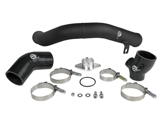 aFe BladeRunner 2.5in Aluminum Hot Side Charge Pipe 15-20 Subaru WRX 2.0T - Black - 46-20378-B