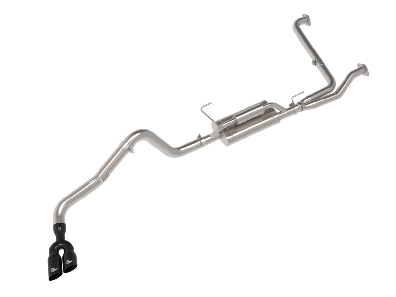 aFe 2022+ Nissan Frontier V6 Vulcan Series SS Cat-back Exhaust w/ Black Tips - 49-36140-B