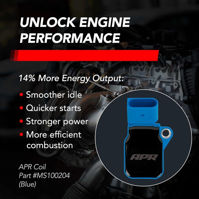 APR EA888.3/EA888.4/EA839/EA825 (MQB/MLB) 2.0T/2.9T/3.0T/4.0T Ignition Coil - Blue - MS100204