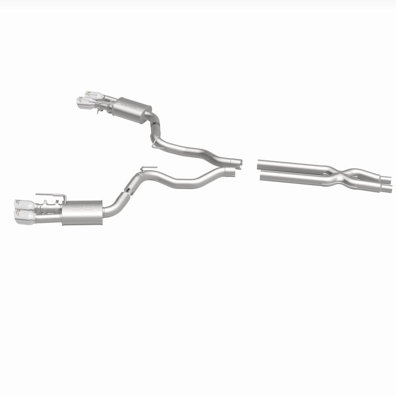 MagnaFlow SYS Cat-Back 2018 Ford Mustang GT 5.0L Competition Dual Exit Polished 4in Tips - 19368