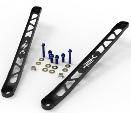 aFe CONTROL 304 Stainless Steel Front Suspension Strut Brace Black - Toyota GR Supra (A90) 20-21 - 450-721003-B