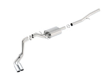 Load image into Gallery viewer, Borla 14 Silv/Sierra 1500 EC Std/CC Short 143.5in WB ATAK Dual Rolled Side Exit Cat-Back Exhaust - 140577