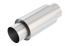 Load image into Gallery viewer, Borla 3 -1/2in In/Out x 5in Round x 8in Long XR-1 Sportsman Shorty Racing Muffler - 40004S
