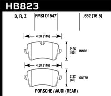 Load image into Gallery viewer, Hawk 11-18 Audi A8 Quattro HPS 5.0 Rear Brake Pads - HB823B.652