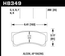 Load image into Gallery viewer, Hawk 14-16 BMW M235i Racing 3.0L Front ER-1 Brake Pads - HB349D.980