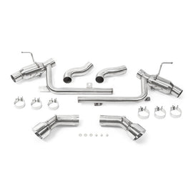 Mishimoto 2016+ Chevrolet Camaro SS Dual-Tip Pro Axle Back Exhaust w/ Polished Tips