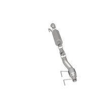 Load image into Gallery viewer, MagnaFlow Cat-Back, SS, 2.5/3in, Turn Down In Front Rear Tire 2015 Ford F150 2.7L V6T Ext Cab - 19056