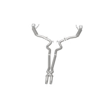 Load image into Gallery viewer, MagnaFlow Cat Back, SS, 2.5in, Competition, Dual Split Polished 4.5in Tips 2015 Ford Mustang V6 3.7L - 19099