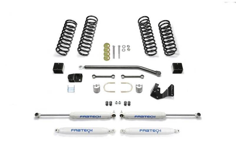 Fabtech 07-18 Jeep JK 4-Door 3in Sport Ii w/Perf Shocks - K4086
