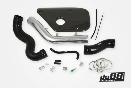do88 Volvo S60 V60 V70 T6 Inlet Pipe Black Hoses Carbon fiber cover - IR-120-MK-S