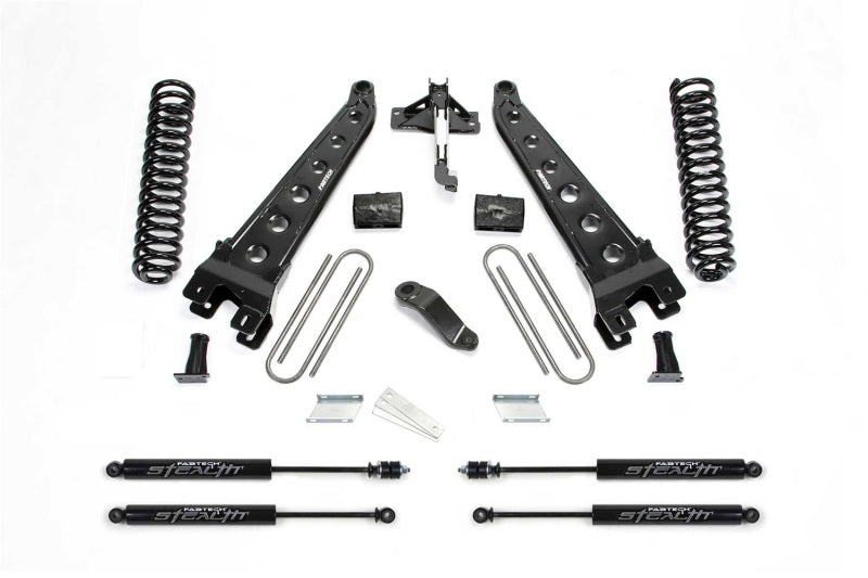Fabtech 19-20 Ford F450/F550 4WD Diesel 6in Rad Arm Sys w/Coils & Stealth - K2335M