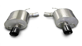 Corsa 2009-2014 Cadillac CTS Sedan V 6.2L V8 Black Sport Axle-Back Exhaust - 14941BLK