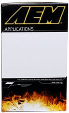 Load image into Gallery viewer, AEM 2-3/4in x 6-7/8in Oval Dryflow Air Filter - 21-2128DK