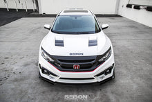 Load image into Gallery viewer, Seibon 2016-2018 Honda Civic Coupe/Sedan/Hatchback TS-Style Carbon Fiber Hood - HD16HDCV-TS
