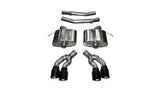 Corsa 2016-2019 Cadillac CTS V 6.2L V8 2.75in Black Sport Axle-Back Exhaust - 14357BLK