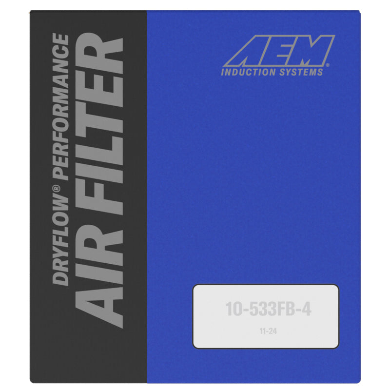 AEM 3 in x 5 in Dryflow Air Filter - 21-203BF