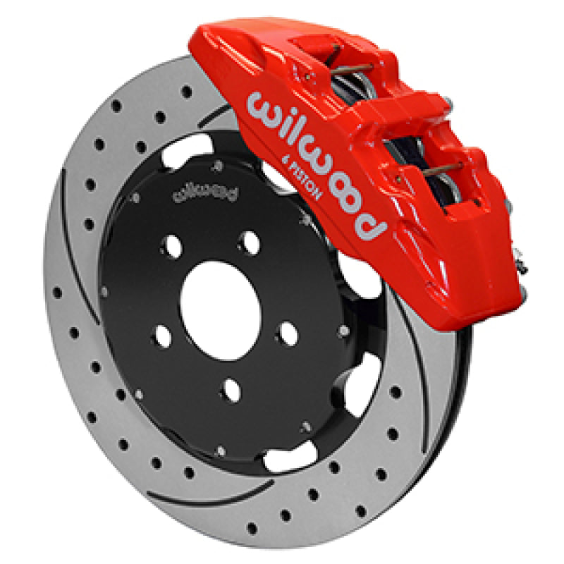 Wilwood 03-05 Dodge Neon SRT-4 Forged Dynapro 6 Big Brake Front Brake Kit 12.19 - Red - 140-16827-DR