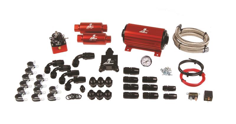Aeromotive A1000 EFI Fuel System (11101 Pump/13101 Reg/Filters/Hose/Etc.) - 17125