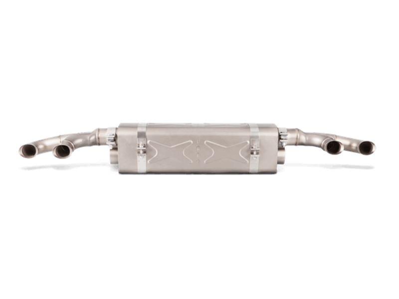 Akrapovic 16-17 Porsche 911 Turbo/Turbo S (991.2) Slip-On Line (Titanium) (Req. Tips/Diffuser) - S-PO/TI/6H