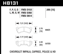 Load image into Gallery viewer, Hawk HPS Street Brake Pads - HB131F.595