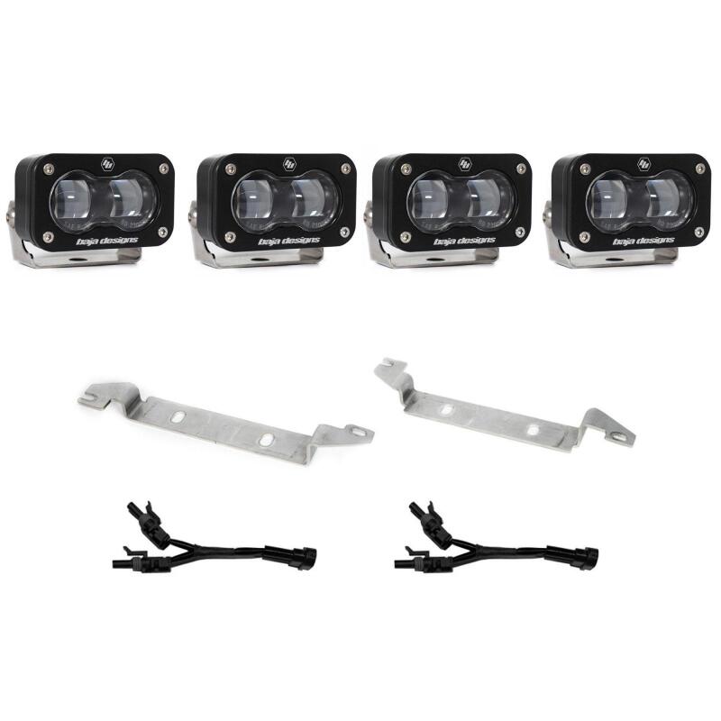 Baja Designs 2025 Toyota 4Runner S2 SAE Fog Pocket Light Kit - Clear - 448282